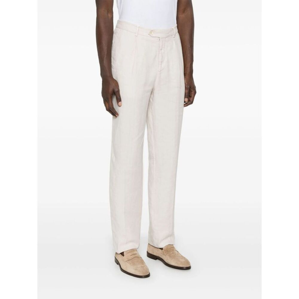 Brunello Cucinelli Neutrals Trousers - Tapered Trousers Men - Picture 4 of 5